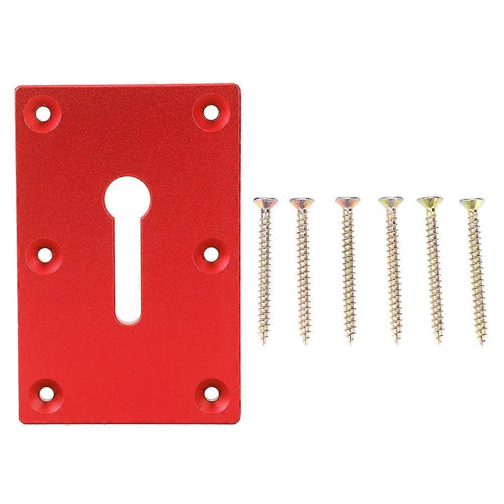 Woodworking Table Fixture Locking Pliers Mounted Plate Fixing ToolRed