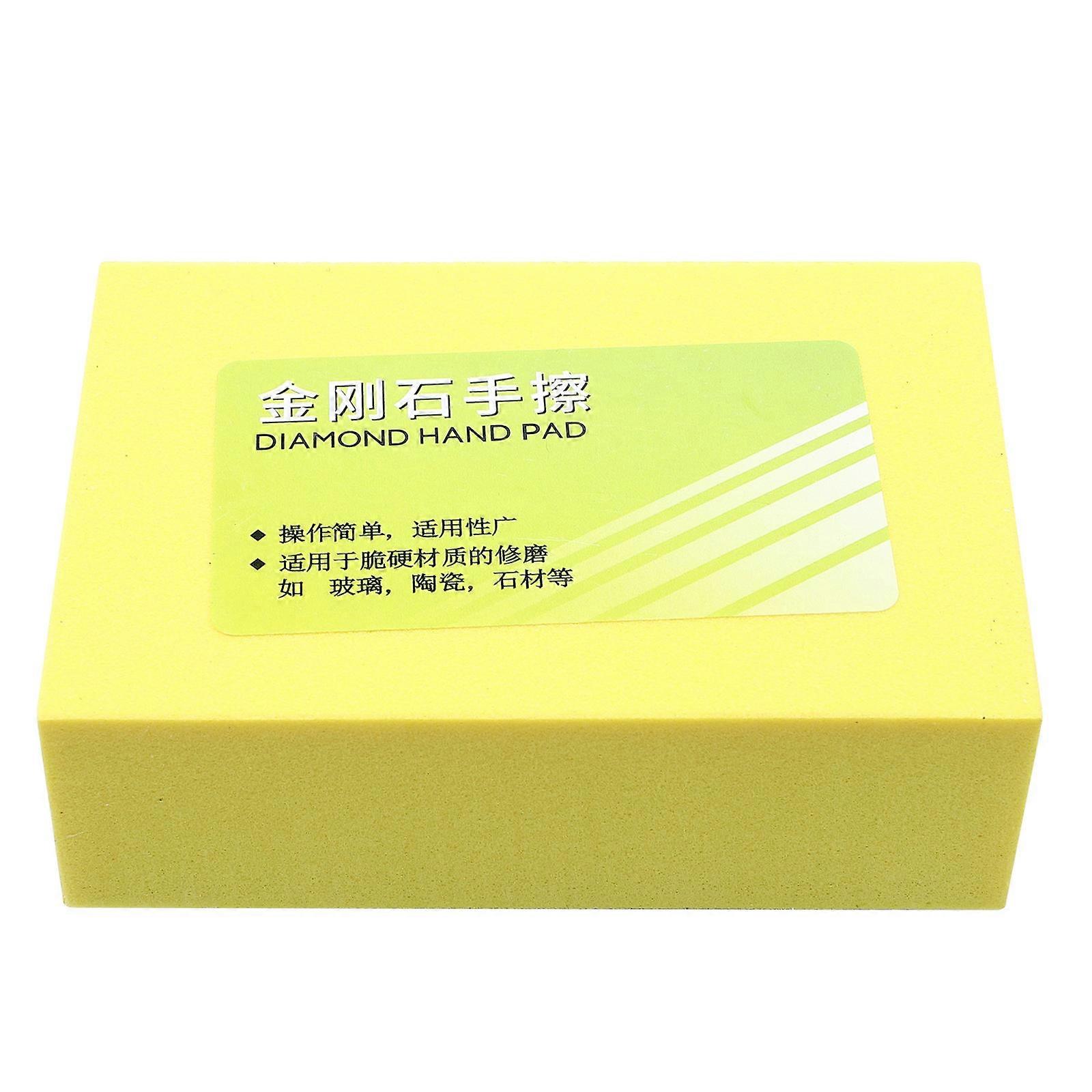 Diamond Sanding Block for Grinding Use with HighStrength Sponge and Uniform Effect 100 Grit