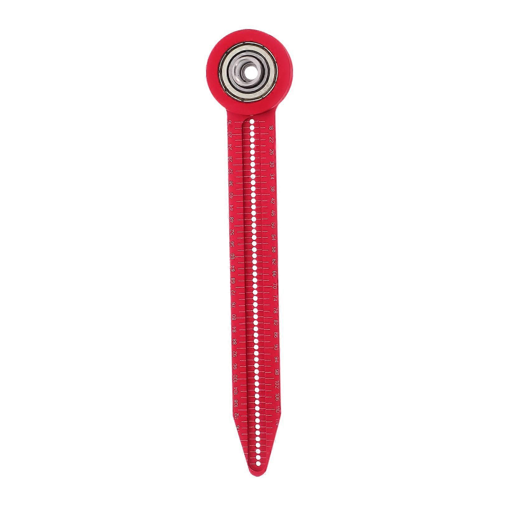Concentric Compass Circle Ruler Mini Pocket Tool for Woodworking, Adjustable Rotating Ruler with Precision Measurements