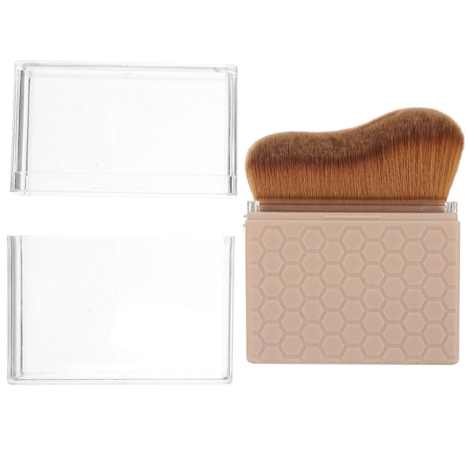 Ivory Self Tanner Applicator Brush with Soft Bristles for Makeup and Tanning Portable Design 1 Piece