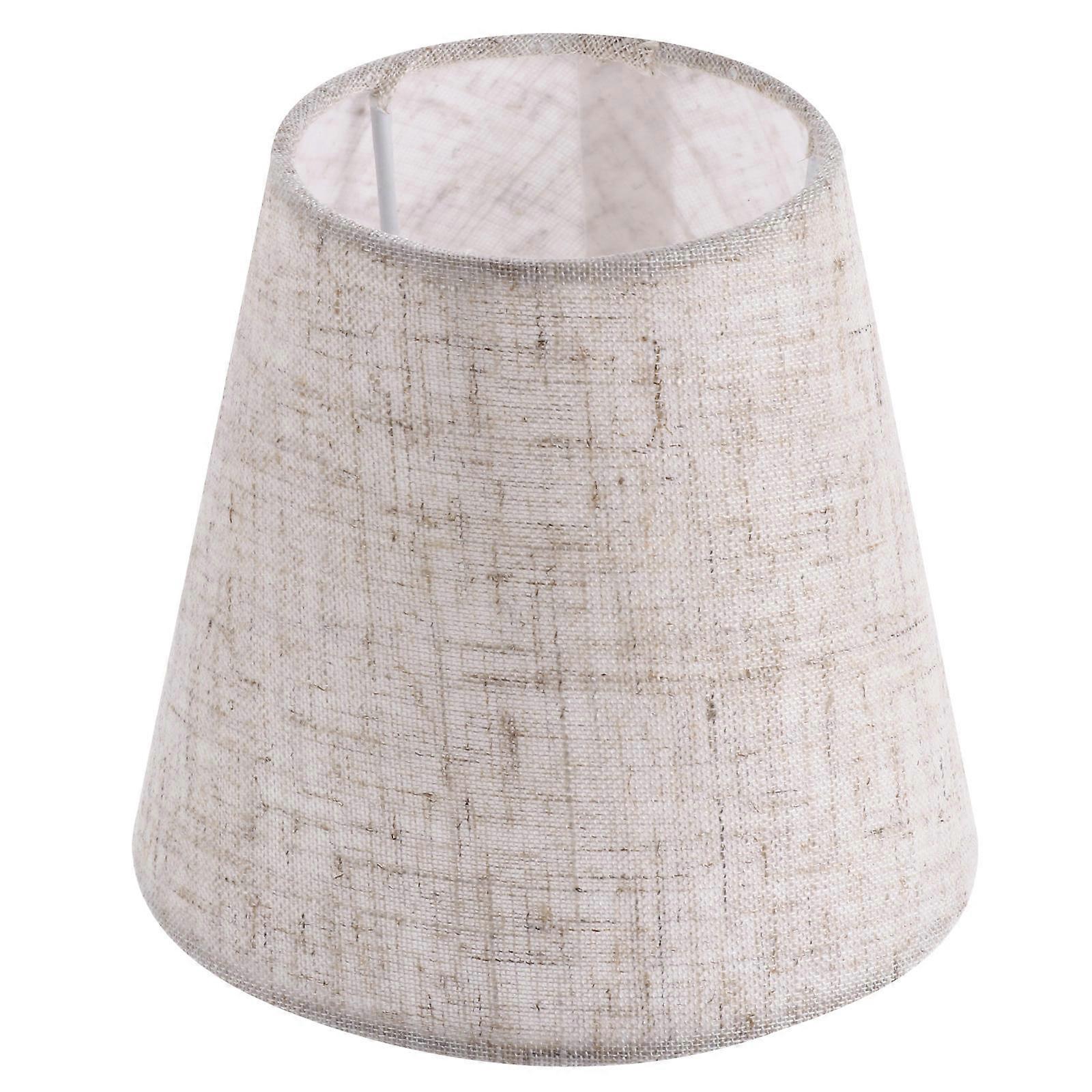 Wall Lamp Lampshade Fabric Covered Lampshade Natural Warm Atmosphere Ceiling Light 14x14x13cm 1Pack