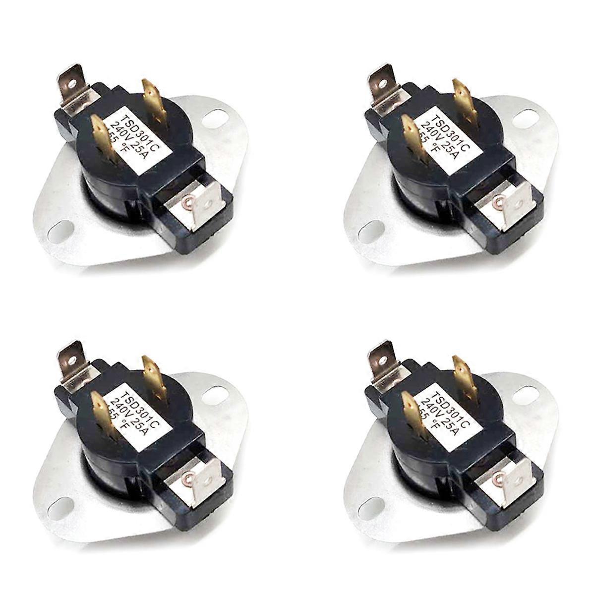 4X Replacement Parts for 3387134 Dryer Cycle Thermostat - Easy Install for 3387135 3387139 WP3387134