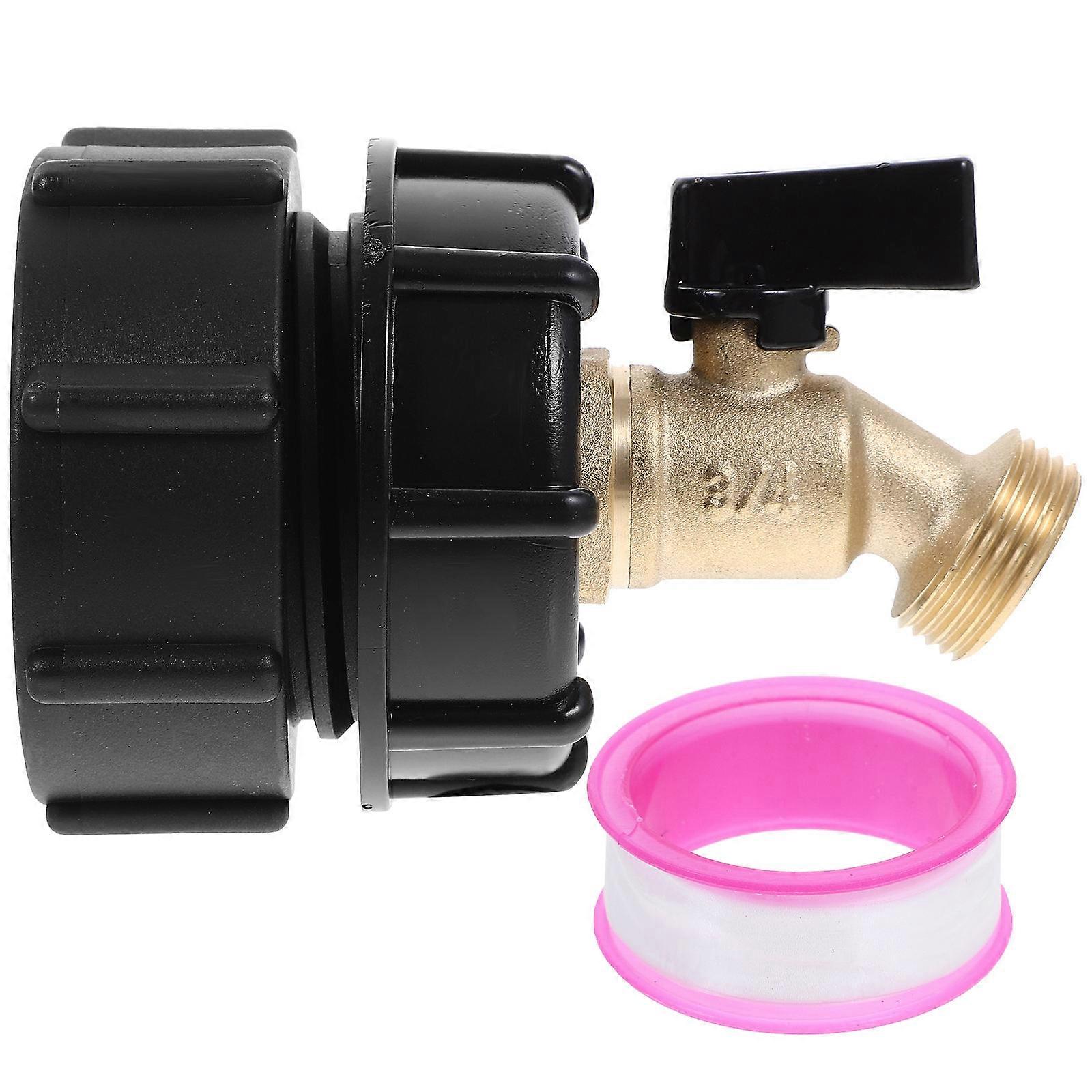 Ibc Tote Tank Valve Ibc Tote Adapter For Homeowners Copper Material 60Mm Inner Diameter 1Set