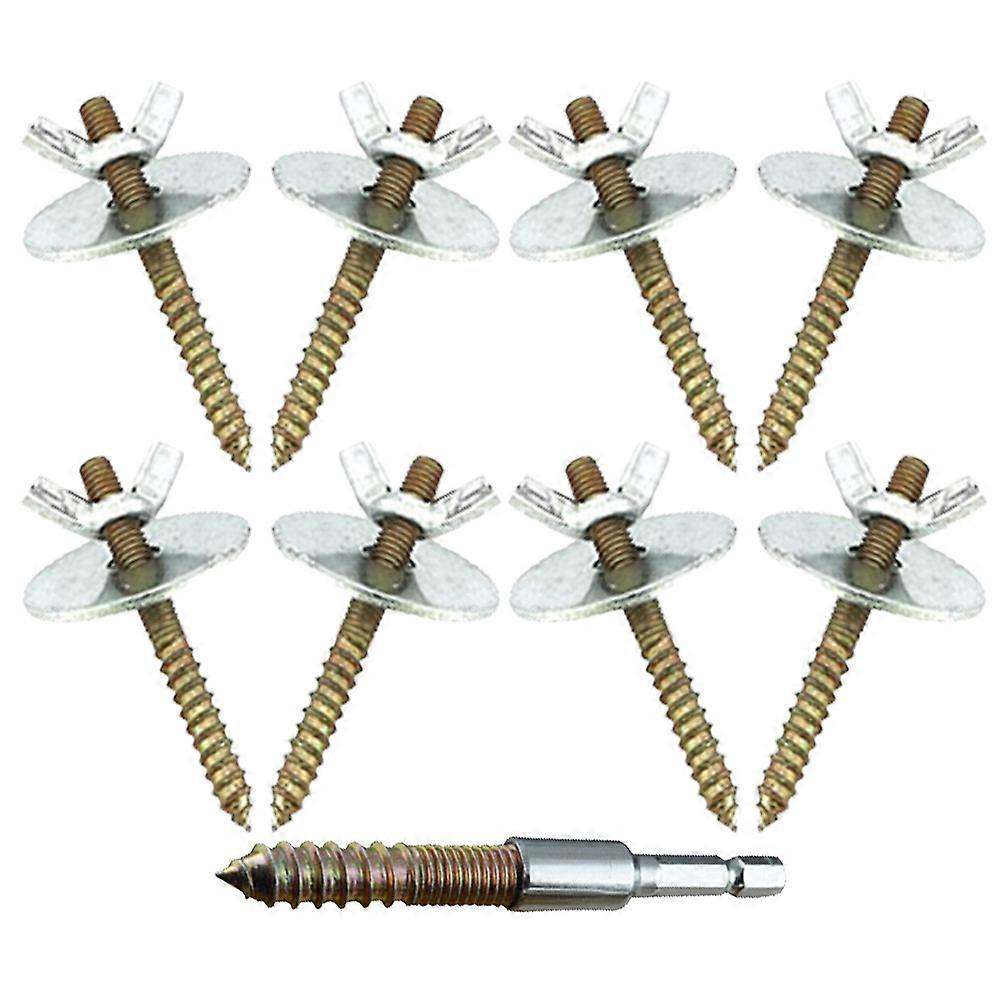 1 Set Bird Cage Retaining Screws with Gaskets for Bird Perch Accessories