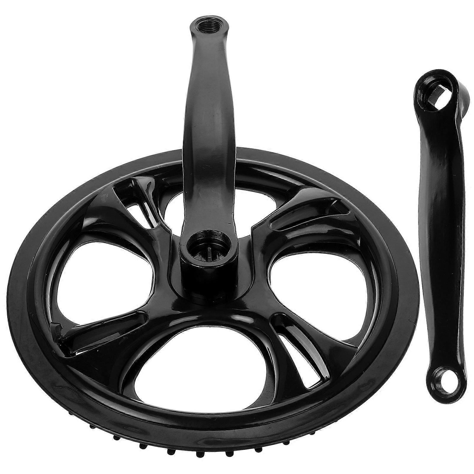 1 Set Folding Bicycle Crank for Mountain Bike Chain Wheel Single Tooth Disc Speed Bicycles Bikes