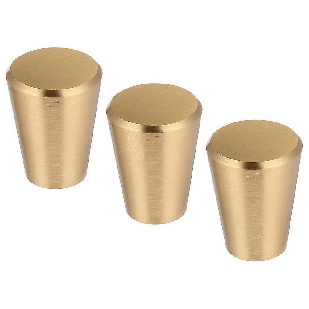 3 pcs Drawer Handles Single Hole Knobs Cabinet Dresser Metal Knobs