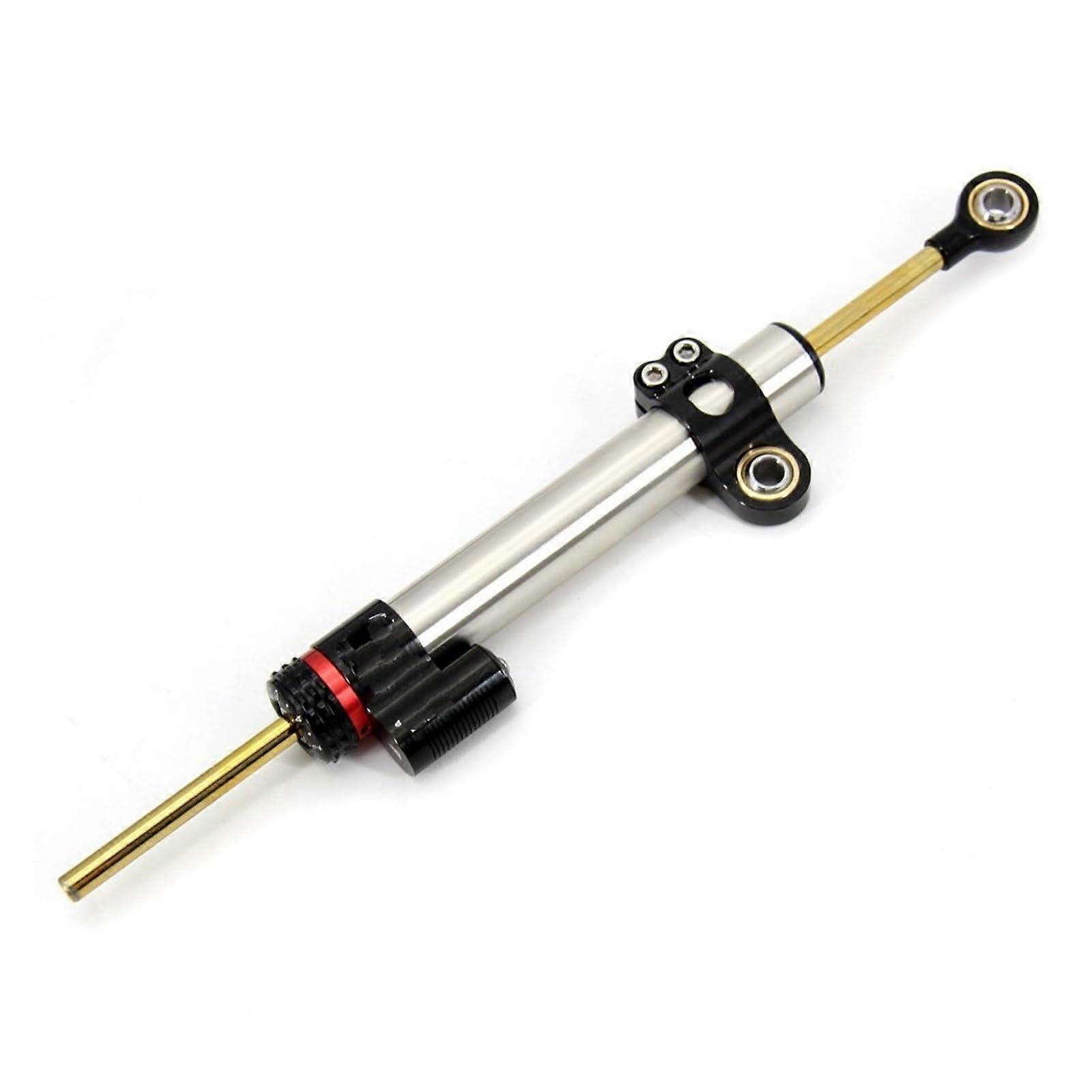 Safety Steering Damper Stabilizer Linear Reverse 345mm Adjustable Universal for MT10 for MT07 for MT09 ZX6R for YZF R6 (Size: 345mm Aluminum Alloy)
