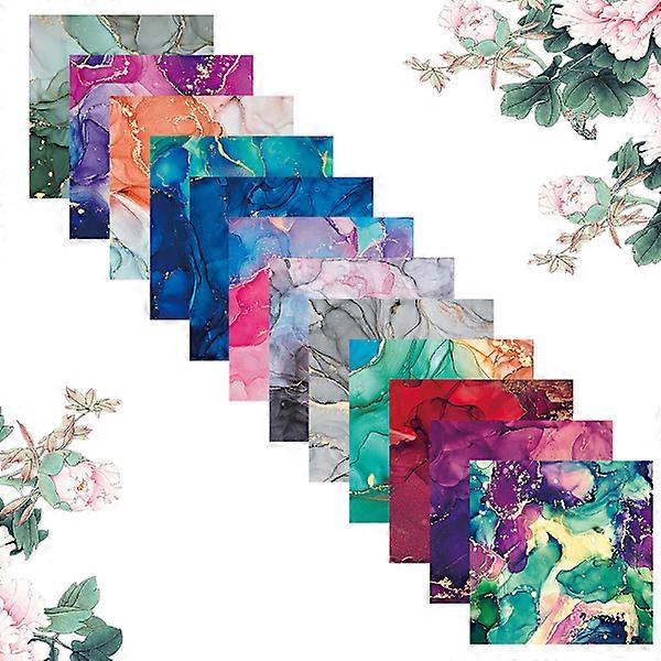 24 sheets 6 inch DIY Album Scrapbook Decorative Paper Pad Single Sided Background Cardstock Paper Patterned Papers