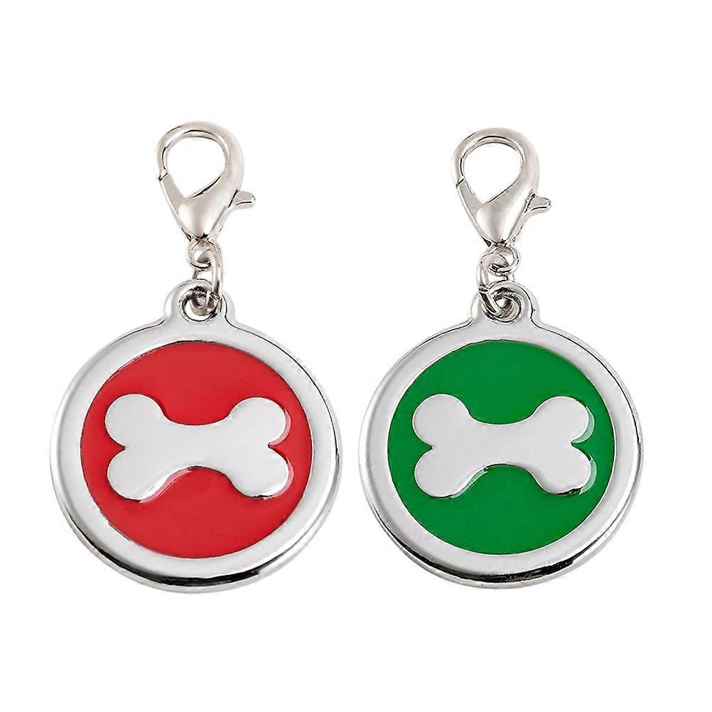 Puppy Decorative Pendant Zinc Alloy Pendent Red Anti-Rust Corrosion Resistance 10Pcs