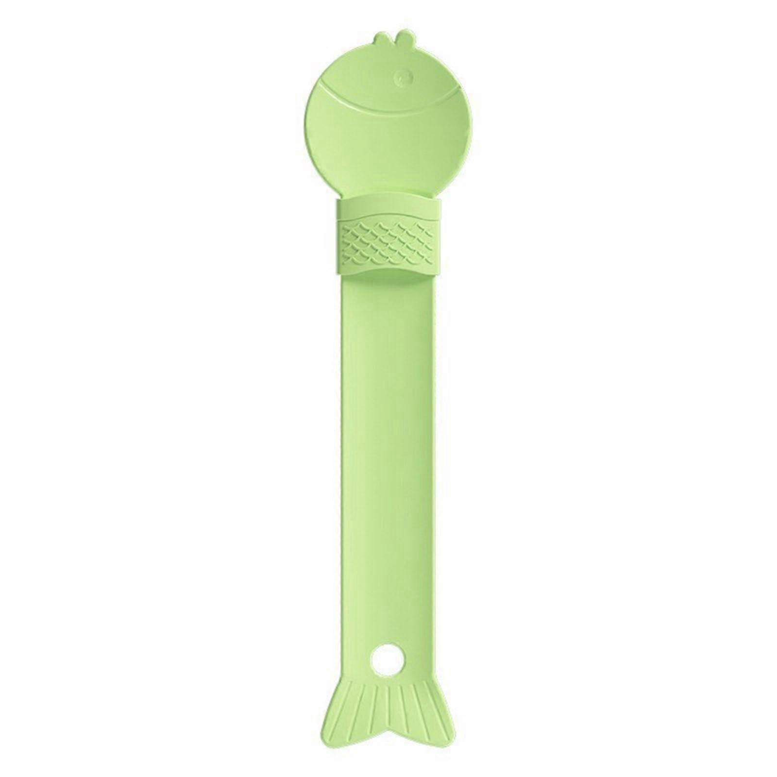 Cat and Dog Food Spoon, Practical Wet Food Dispenser, Green for Storing Pouch Food, Easy to Use and Clean