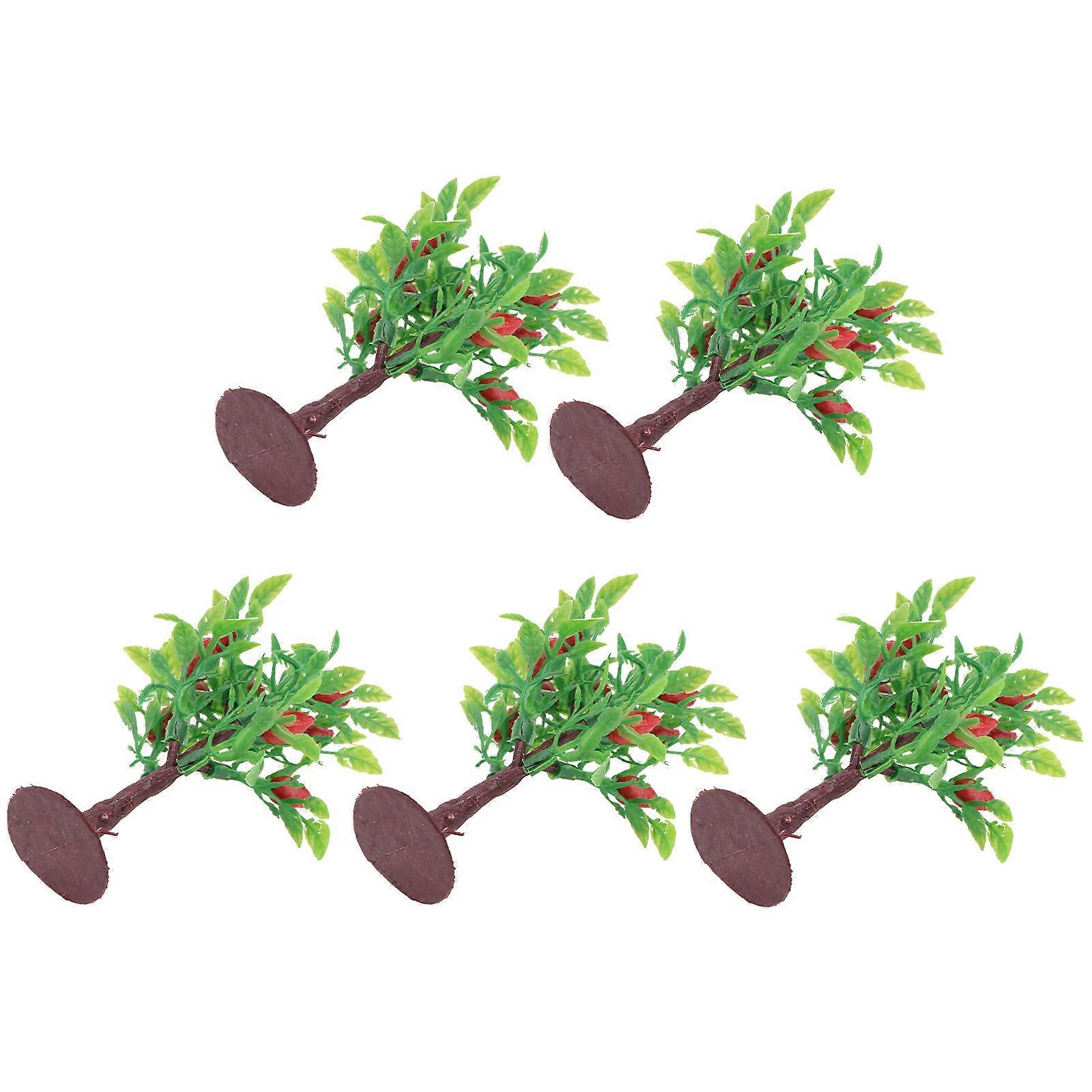 Sand Table Model Simulation Fruit Trees Random Color 5Pcs