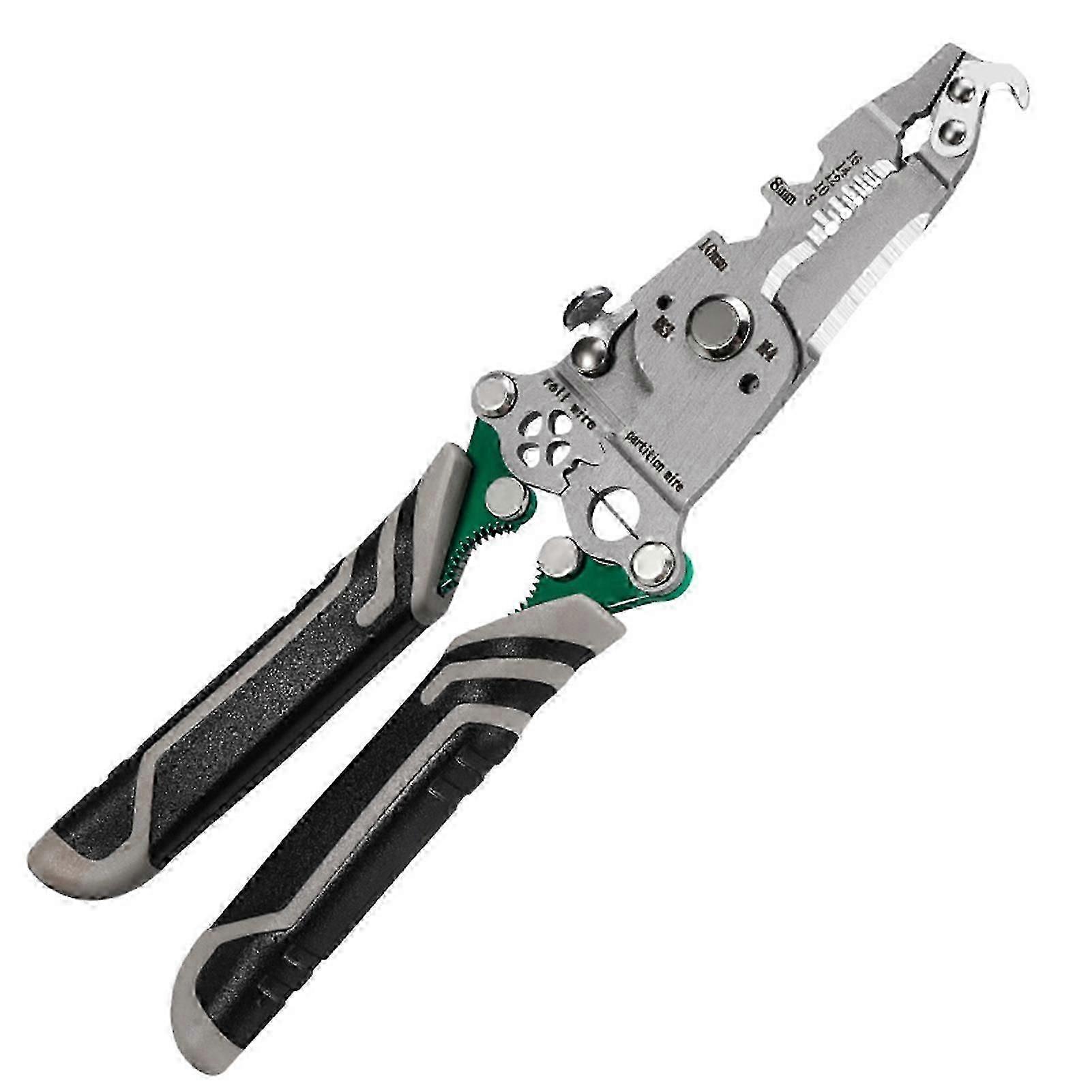 Multifunctional Folding Wire Stripper Cable Splitting Crimping Cutting Tool Wire Repair Tool Pliers