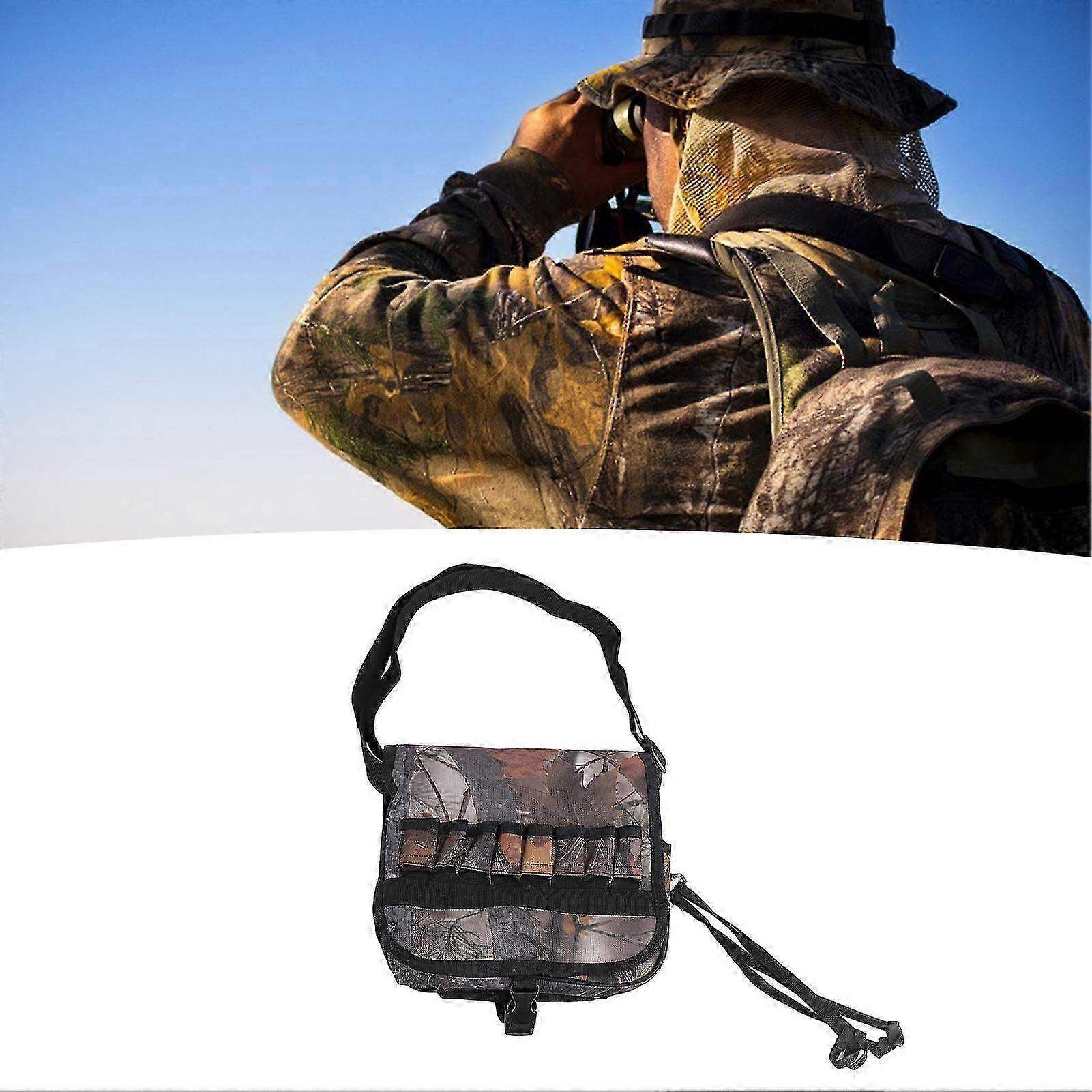 Outdoor Activities Single Shoulder Bag - Compact Hiking Gear Storage Pouch & Camping Essentials Organizer with 16 Holes