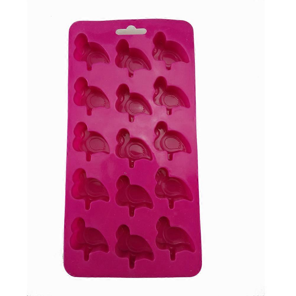 2pcs Flamingo Silicone Moulds for Chocolate, Candy & Soap Making Non Stick Baking Molds for DIY Home Kitchen & Party Creative Treats