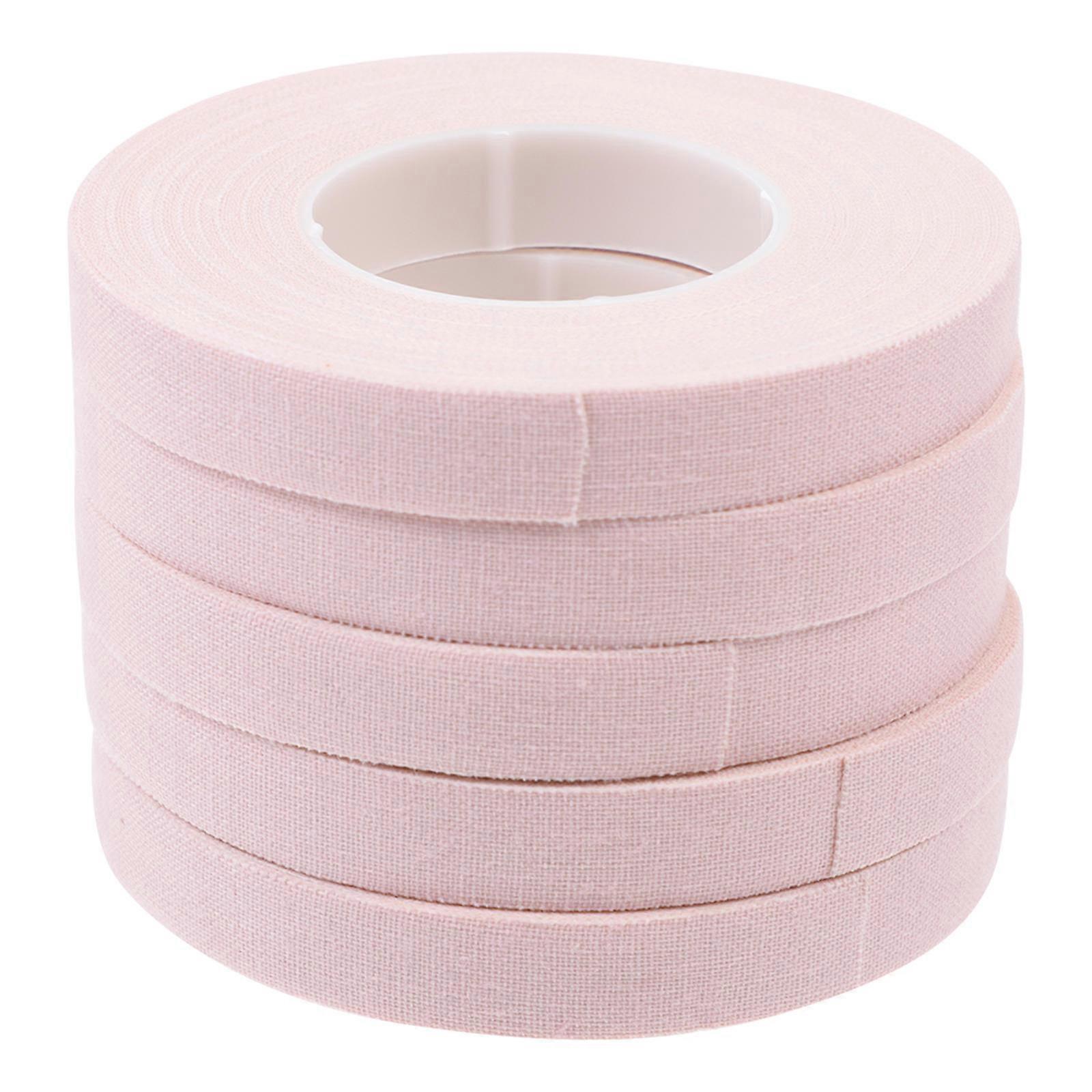 5pcs Comfortable Breathable Adhesive Finger Protection Tapes for Guzheng Pipa Instruments, Safe and Durable, Pink