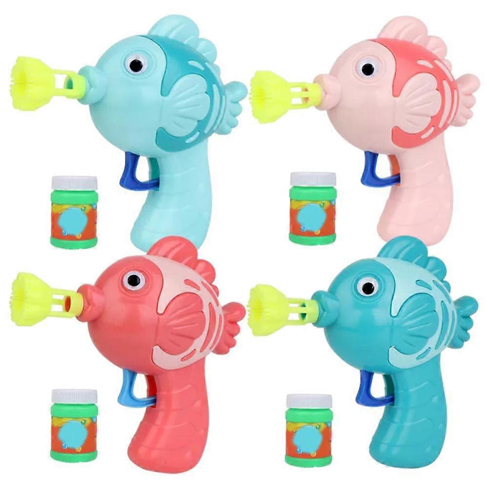 Cute Fish Shape Bubble Blower for Kids Manual Bubble Blower Bubble Blowing Toy with Bubble Liquid