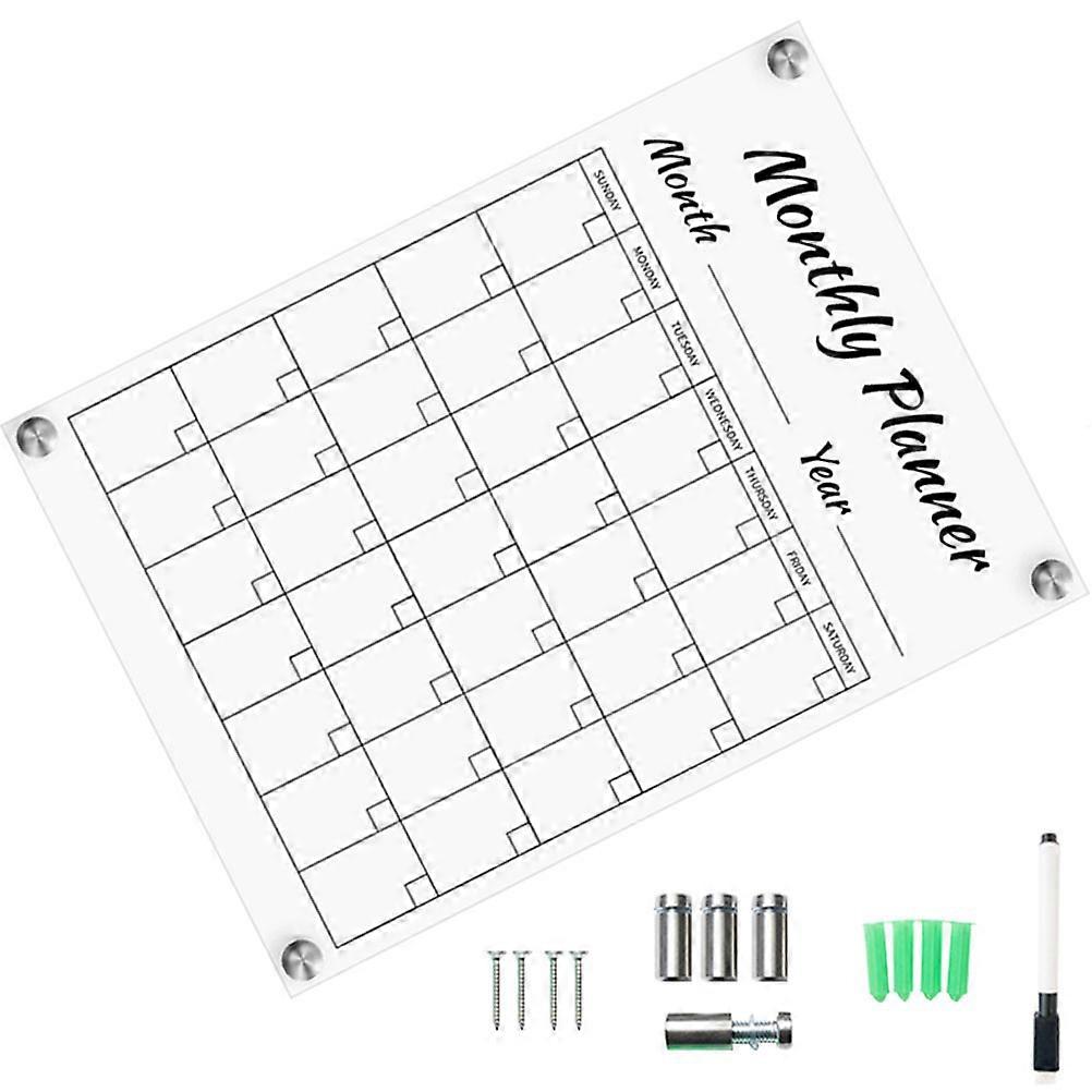 Hanging Signs Message Board Wall-Mounted Board Restaurant Cafe Decor Transparent Acrylic Planning 1Set