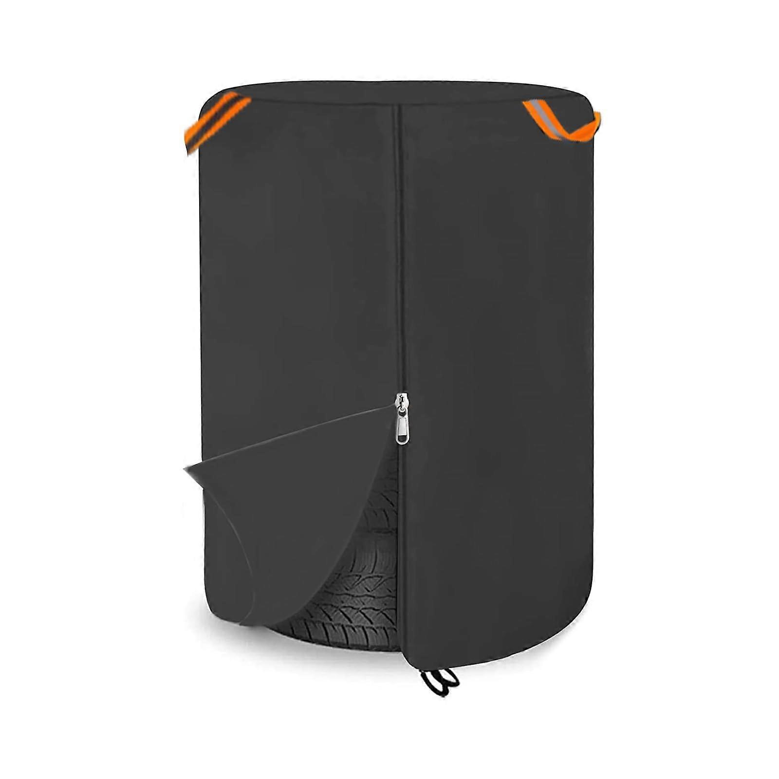 Tire storage cover, 420D with 4 felt mats, waterproof, dustproof, UV protection (73x110cm)