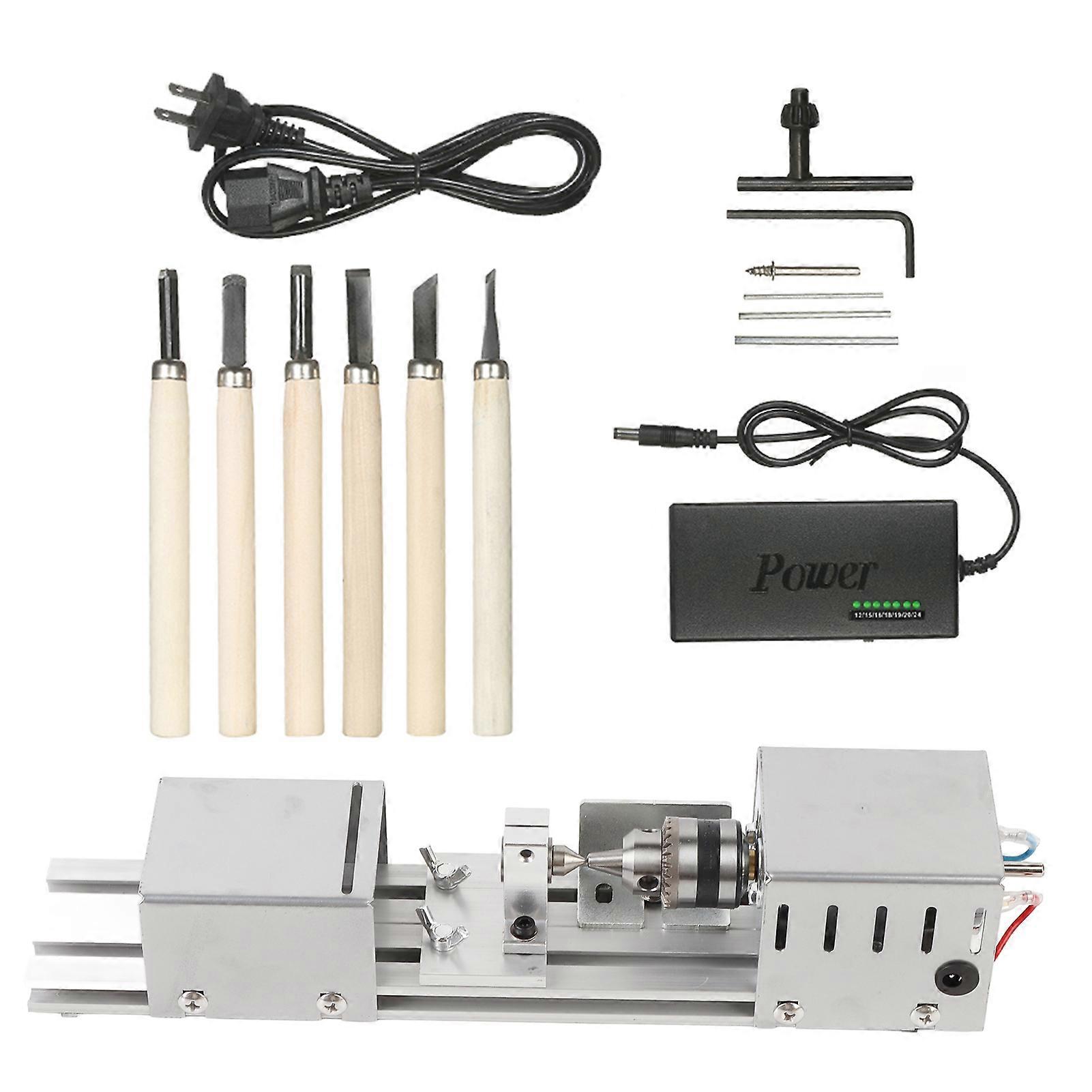 Beads Grinding and Polishing Machine Mini Lathe Woodworking Craft Rotary Machine