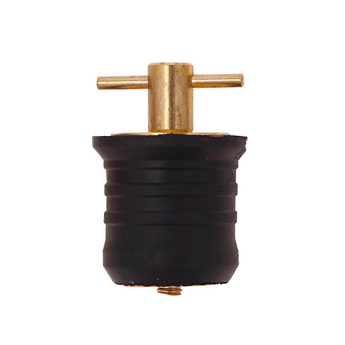 T-Handle Boat Drain Plug Twist -Turn Brass Steel Handle Boat 32mm