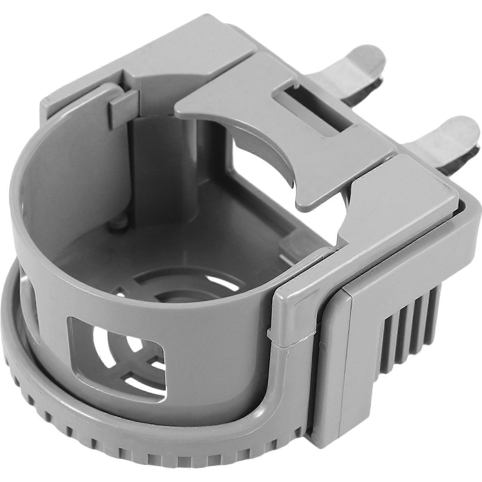 Stylish and Stable Car Vent Cup Holder for Secure Drink Storage – Easy Installation Automotive Accessory for Drivers – Gray