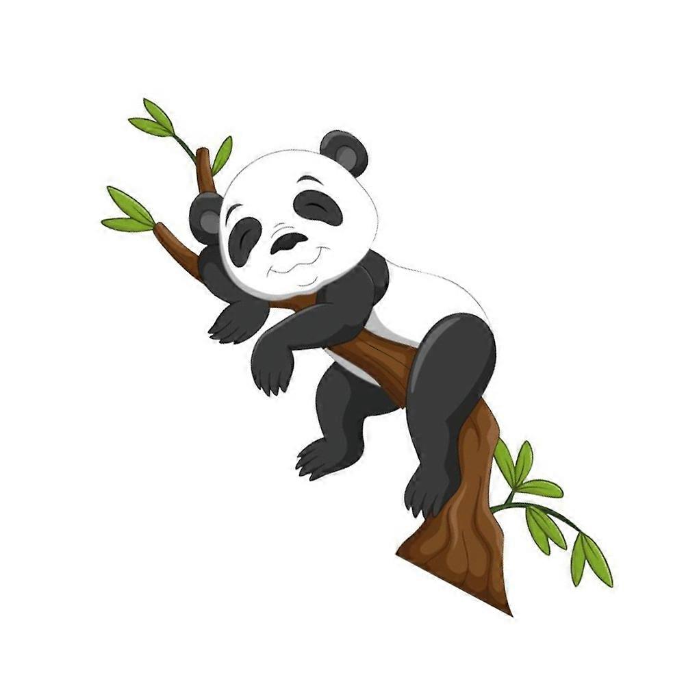 Panda PVC Wall Sticker Decor Adhesive Decal Easy Apply Remove Smooth Surface Safe Bedroom Use