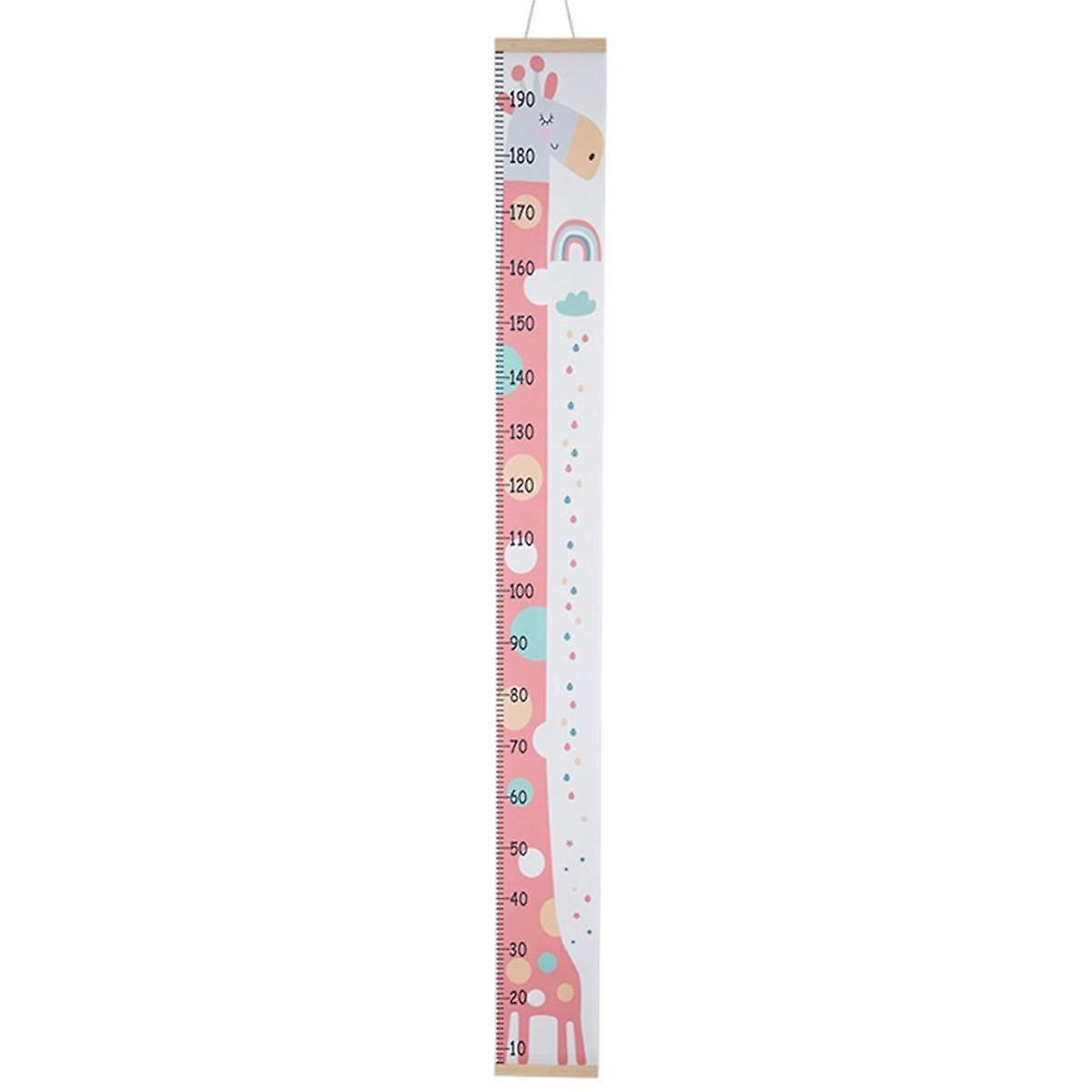 C Wykres wzrostu płótna dla dzieci -Unisex Kids Room Wall Decor -Pomiar wykresu wzrostu-Taśma ścienna z wykresem wysokości dla dzieci