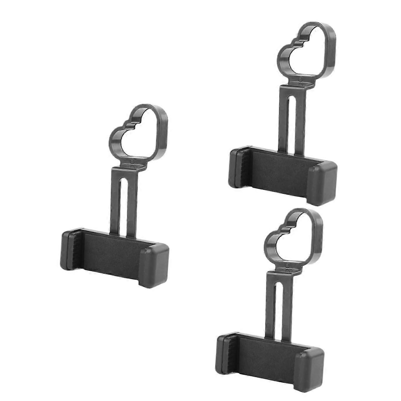 Telescopic Photo Stand Binocular Phone Adapter Smartphone Telescope Camera Black ABS x3