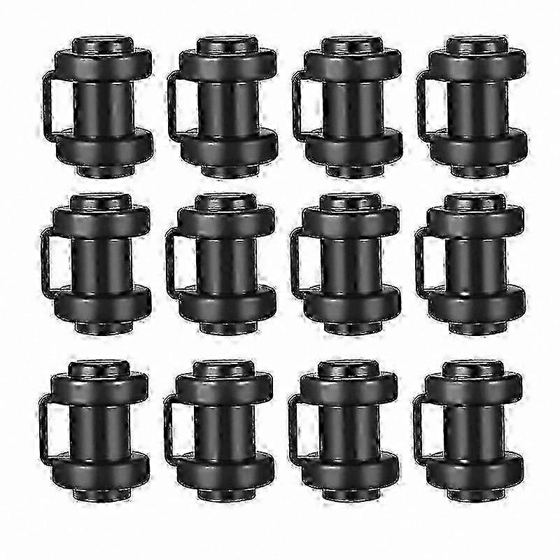 Trampoline Enclosure Pole Caps - 12 Pack Replacement End Covers for Trampoline Accessories