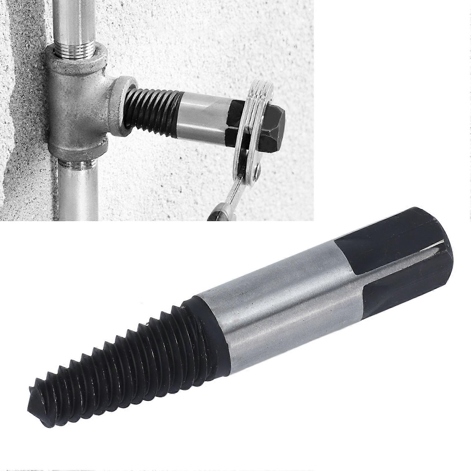 Screw Extractor Durable Carbon Steel Visible Threads Integral Heat Treatment Repairing Tool for Broken Pipes