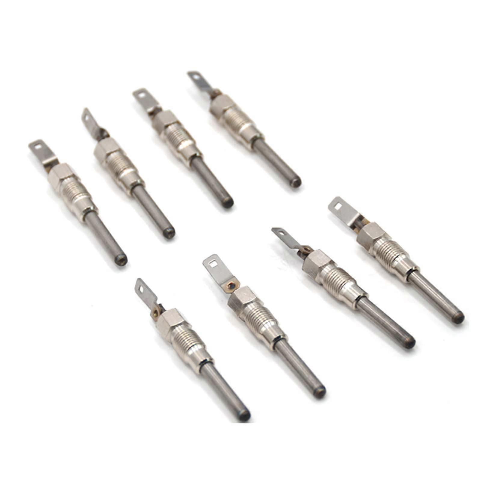 Professional Glow Plugs Set of 8 Compact Fast Glow Plugs for 6.5L 6.2L Diesel Engines Model 12563554