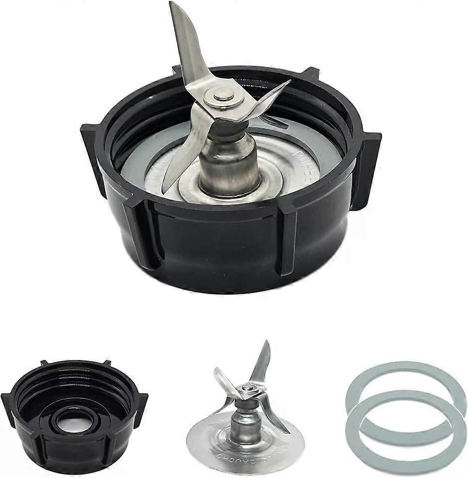 Blender Replacement Parts, Ice Blade with Jar Base Cap and 2 Seal Gaskets