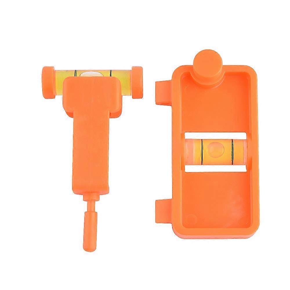Archery Level Compound Bow Tuning Mounting String Level Combo Plastic Arrow Nock Level Archery Hunting Accessory orange
