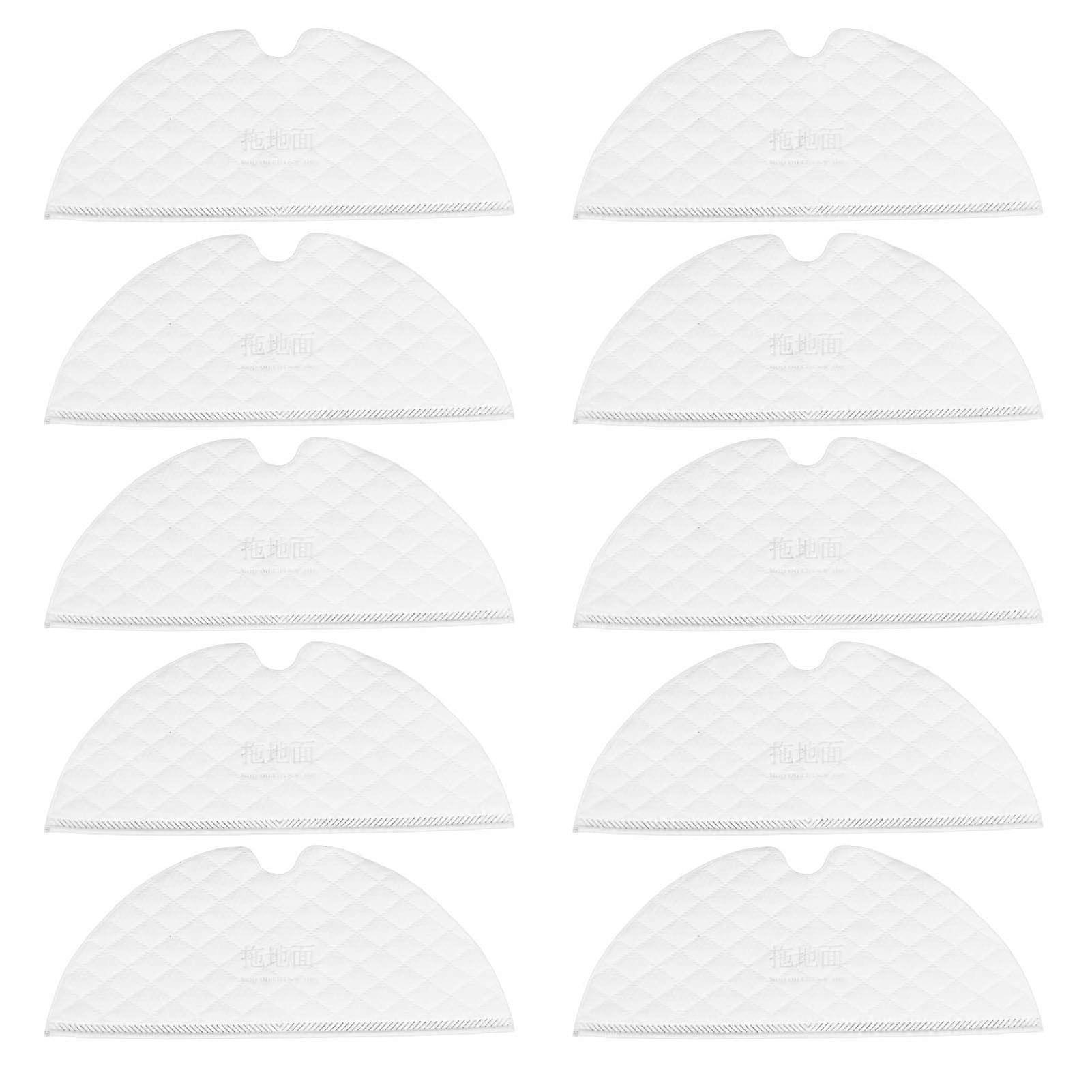 10 disposable mopping wipes, effective floor cleaning accessories compatible with Xiaomi Mijia F9 / 1C robot vacuum.