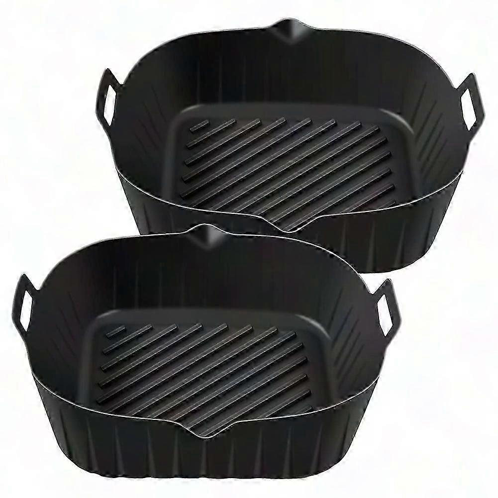 Silicone Pot with Handle - 8.6 Inch Reusable Non-Stick Heat Resistant Basket Liner