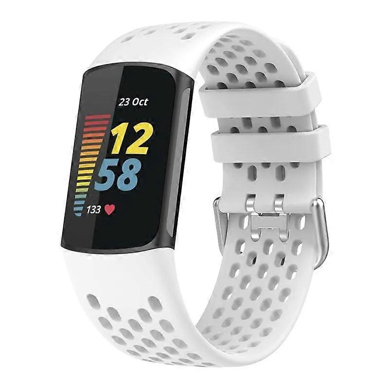 Rubber Sport Strap For The Fitbit Charge 5/6 Series (available In 21 Colours)