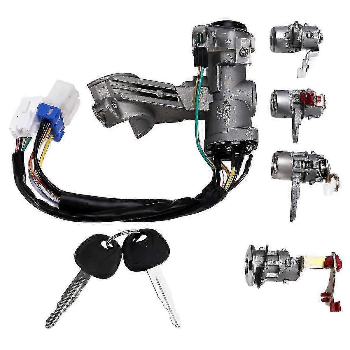 STARTER LOCK, KEYS & CYLINDER LOCK SET for Hyundai I800, H1 Starex, H-1 2002 Car Edition - Complete Set 819054A610