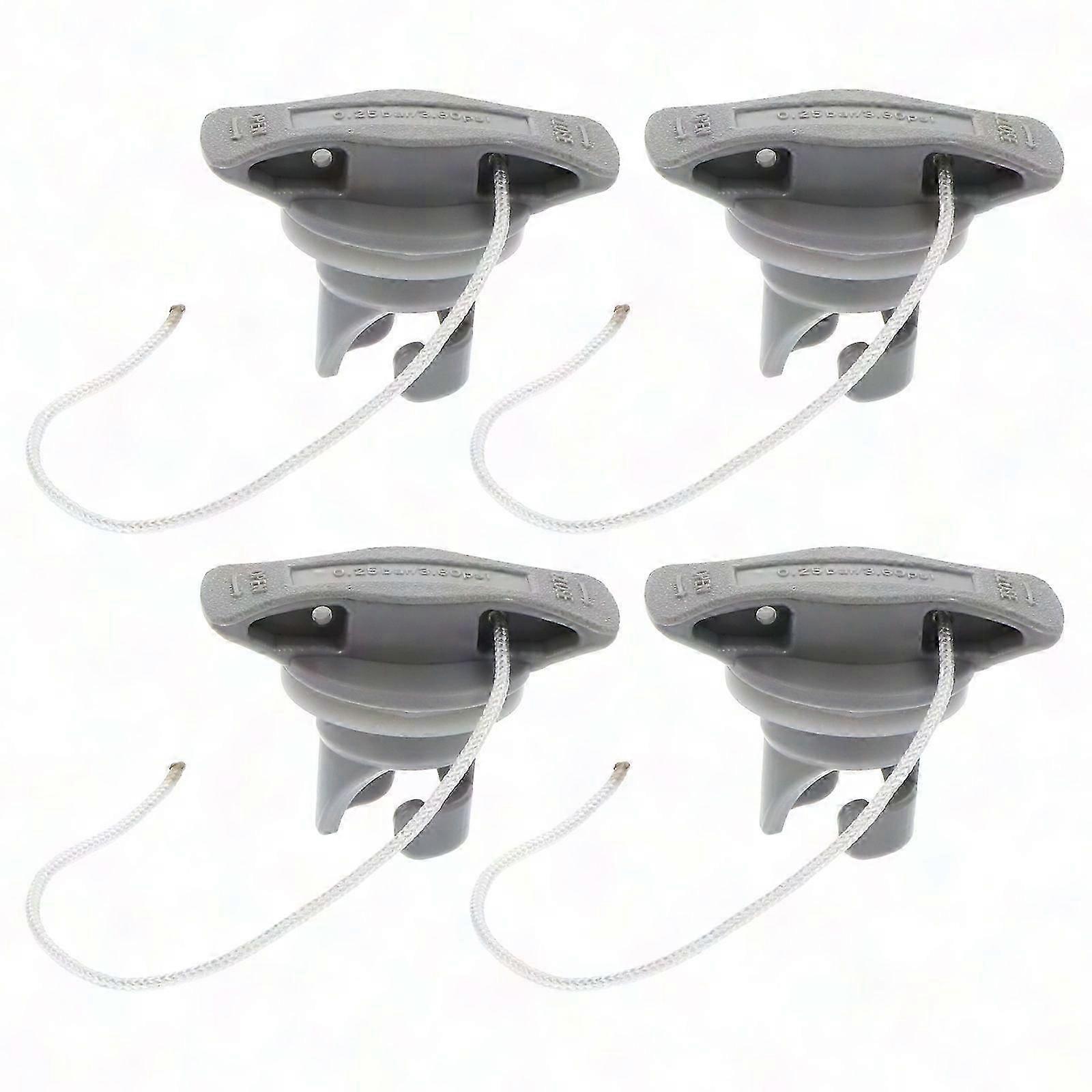 Paddle Board Valve Cap 4Pcs Replacement for Inflatable SUP Kayak Boat Sealing Accessory