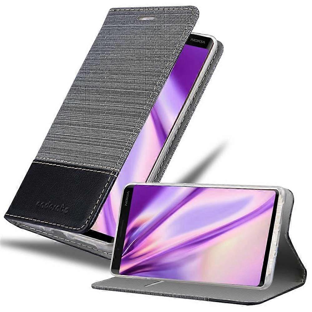 Nokia 8 Sirocco Protective Case - in jeans look and stand function