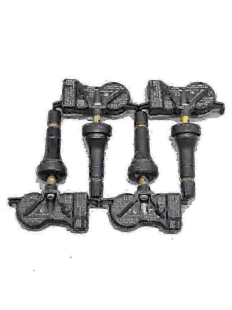 4PCS Tire Pressure Monitoring Sensors (TPMS) 433MHz for Jeep Compass 2018-2024, Fits 68313387AB & 68313387A