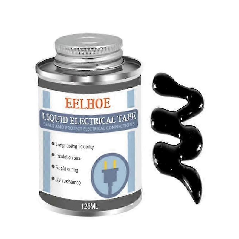 דבק בידוד נוזלי לרכב: תיקון כבל חוט חשמל עם שכבת גומי, משחת בידוד נוזלי לייבוש מהיר לצינורות 30/50/125 מ"ל
