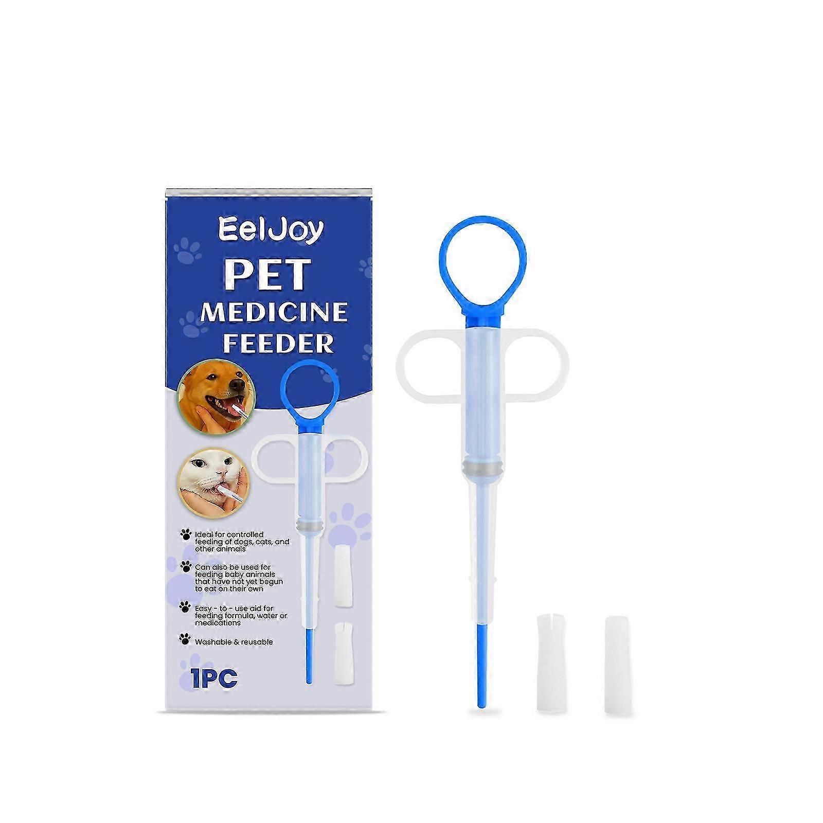 EelJoy pet feeding dispenser, leak proof and bite resistant design for cat and dog feeding, liquid solid feeder