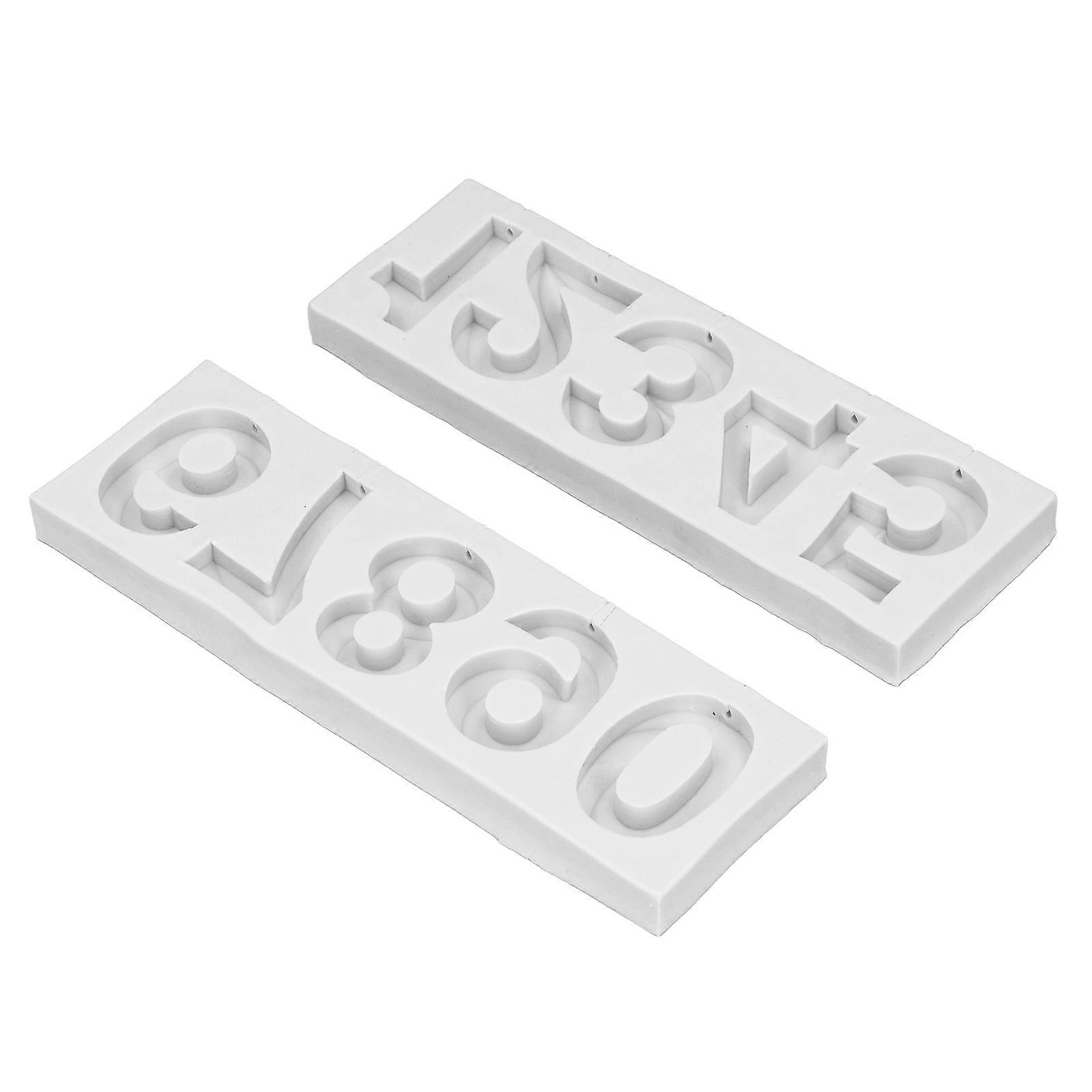 0-9 Number Silicone Candy Mold for Chocolates, Gummies, Cake Decor
