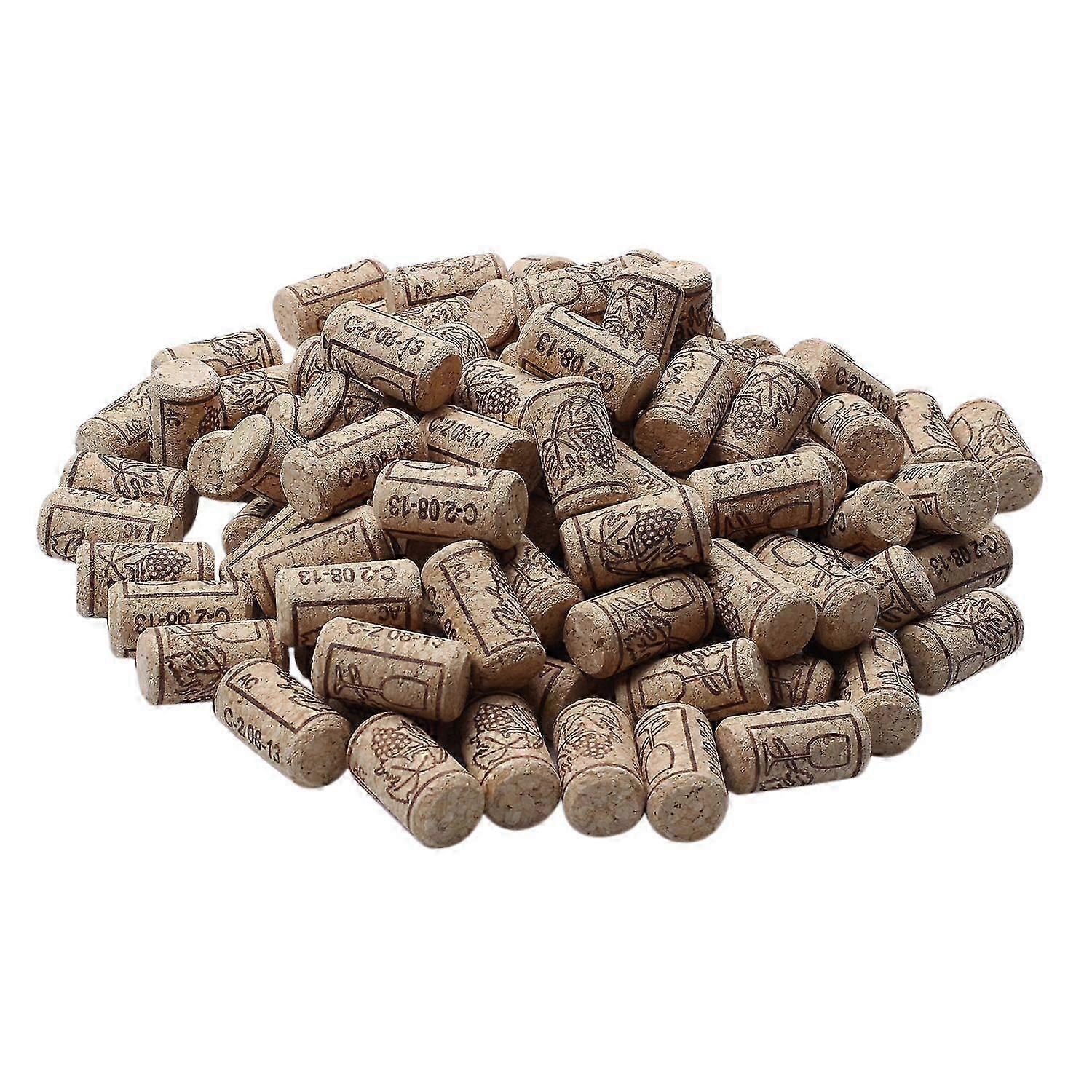 Wine Cork Wine Bottle Covers - Reusable, Functional, Portable Sealing Wine Corks for Wine Bottles (100 Pcs)