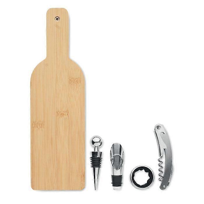 MidOcean Vinovault Set Bamboo Bottle Wine Set
