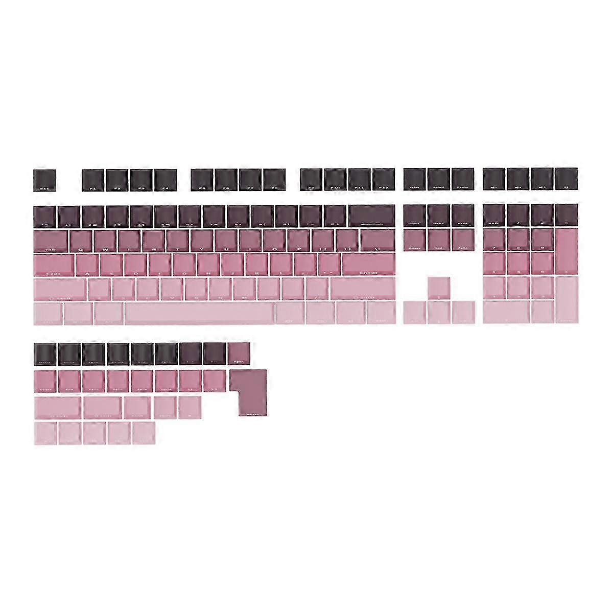 PBT Keycaps Side Engraved Key Caps for Gaming Mechanical Keyboard C