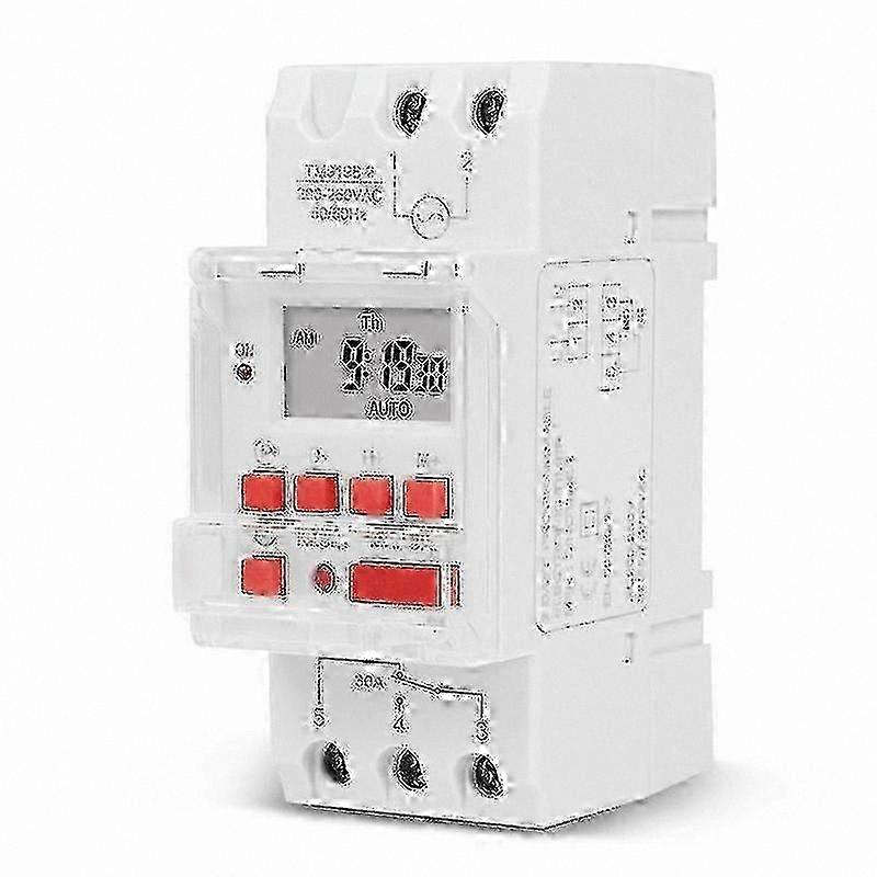 Digital Timer Switch 220V 30A DIN Rail Energy Saving Automatic Control