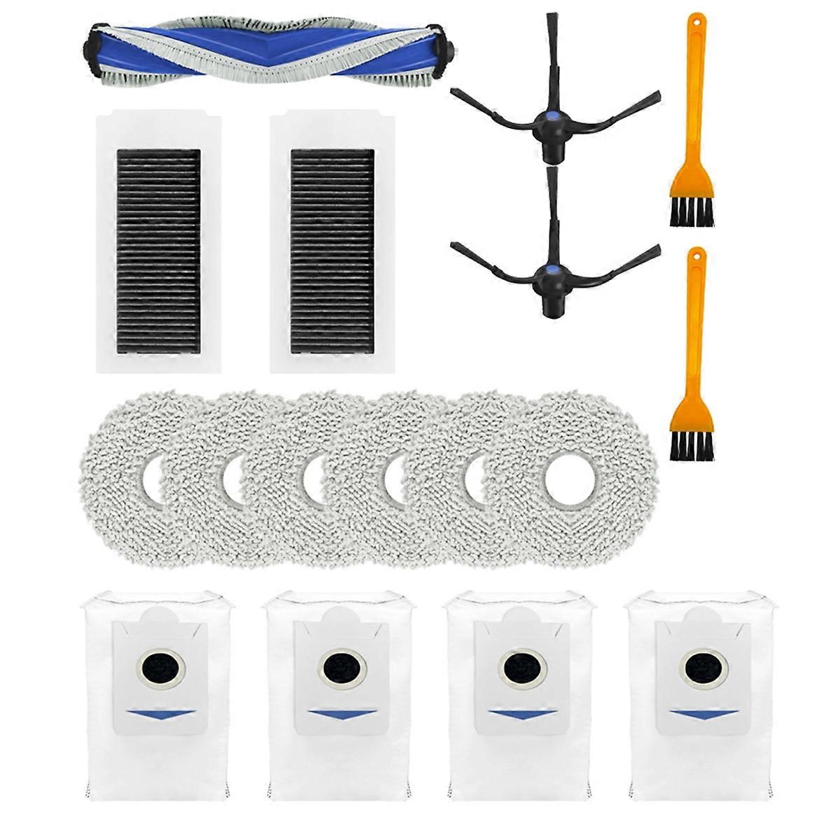 For Robot Sweeper X5 Pro Accessories Main Side Brush Filter Dust Bag Rag Replacement Pack Brush