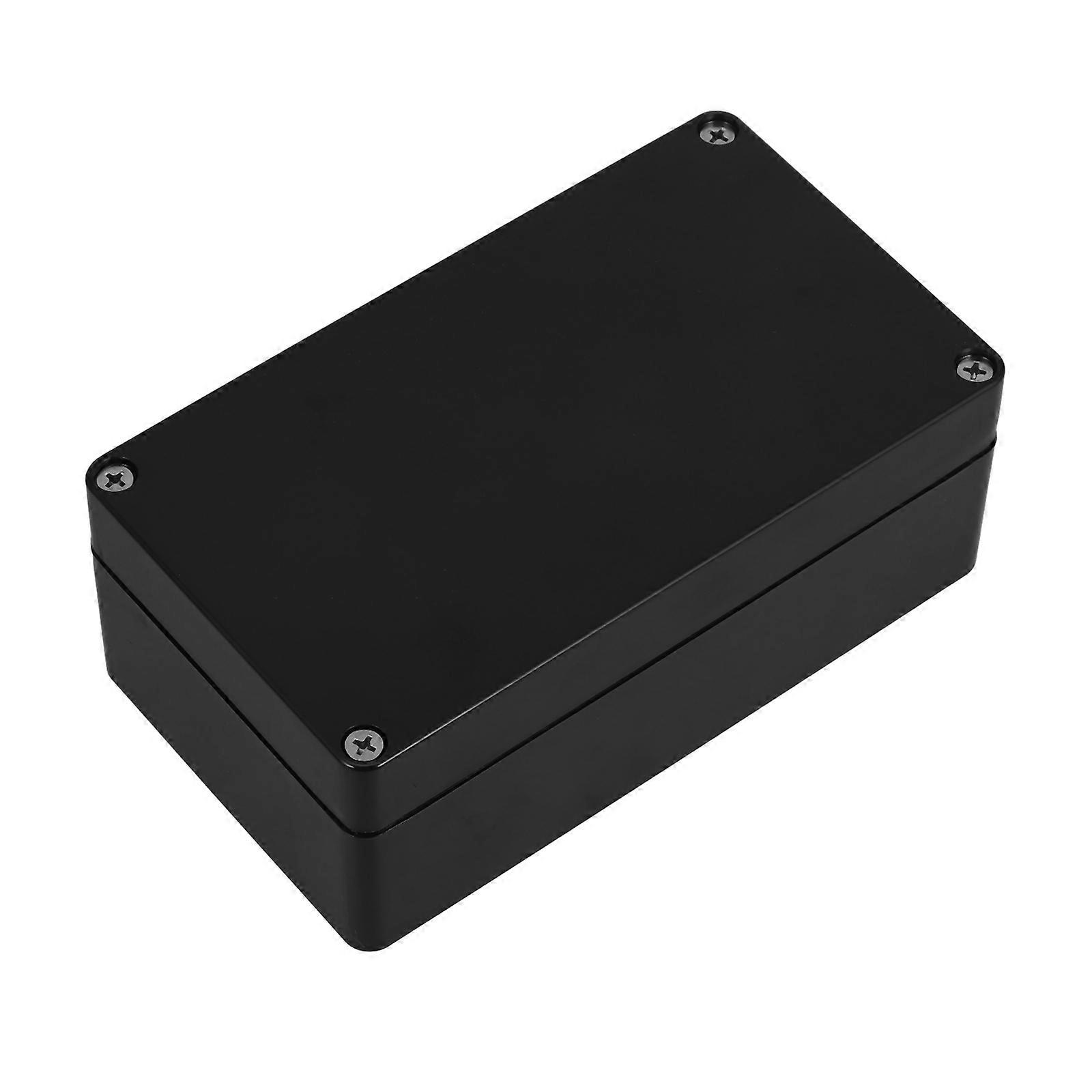 Weatherproof Electrical Box for Outdoor Use Black Plastic 1 Piece