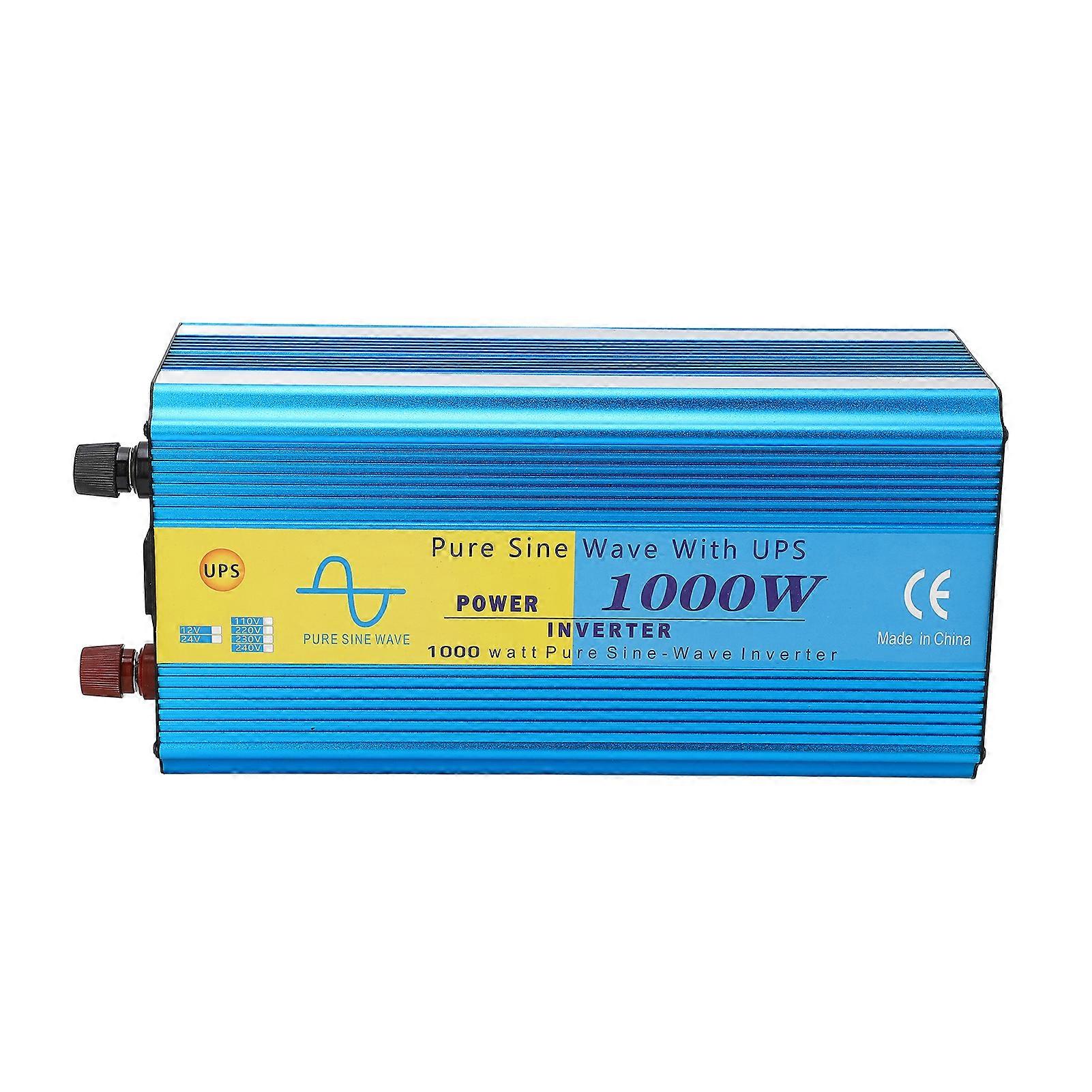 1000W Pure Sine Wave DC24V to AC230V Inverter with LED Display